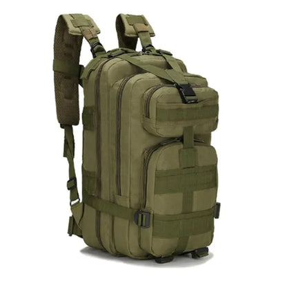 Tactical Backpack 30L fully packed and ready for adventure.