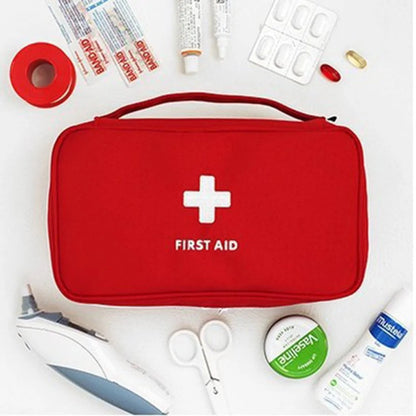 Outdoor first aid kit - compact, water-resistant kit for hiking, camping, and travel, complete with bandages, antiseptic wipes, and essential tools for emergency preparedness