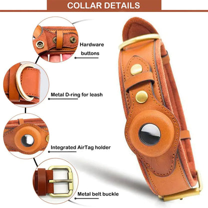 Secure and comfortable dog collar with anti-lost design.