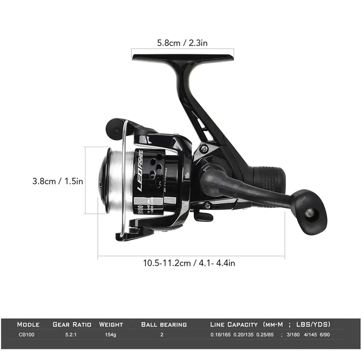 Telescopic Fishing Rod Combo collapsed for easy transport.