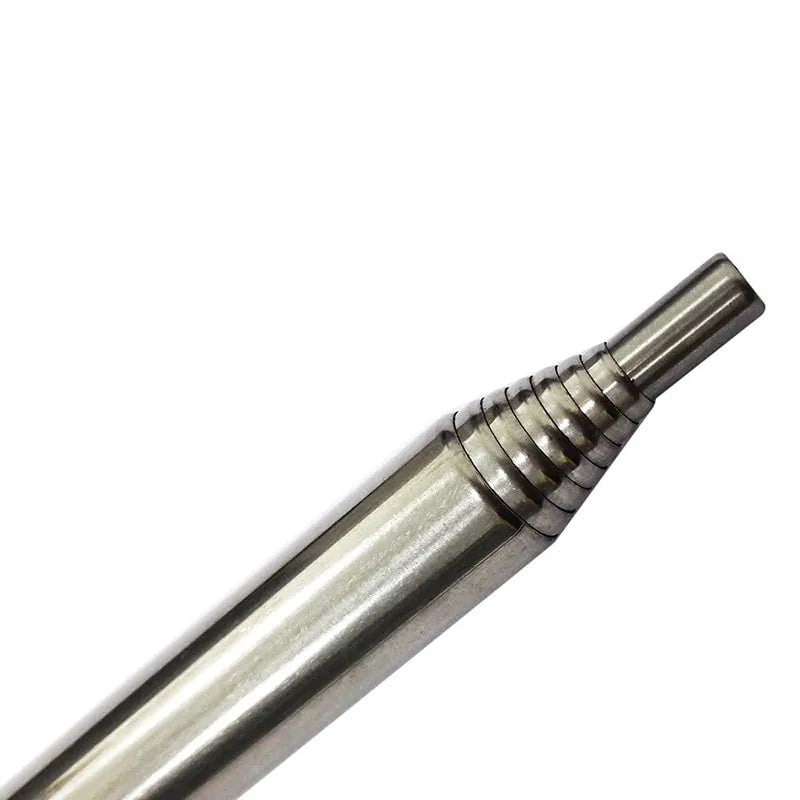 Close-up of the Outdoor Cooking Survival Blow Fire Tube, highlighting its compact design.