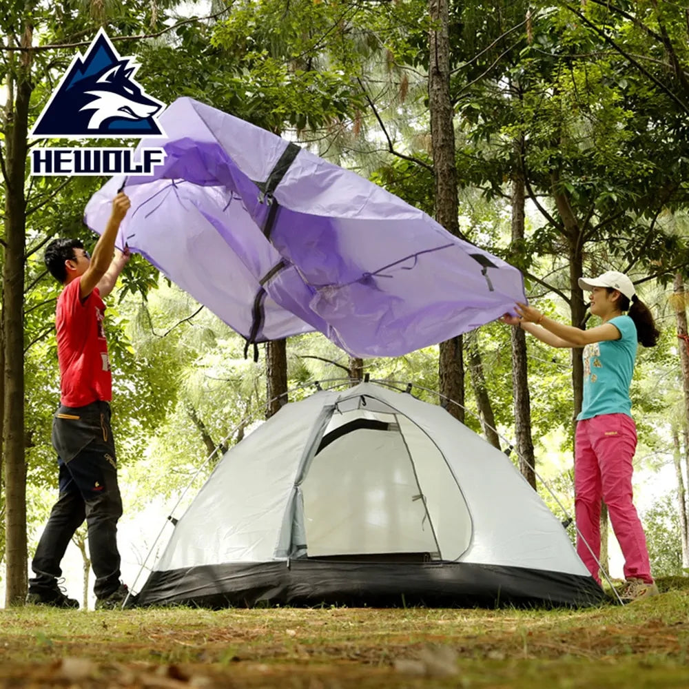 Camping Tent in use during various weather conditions (e.g., rain, snow).