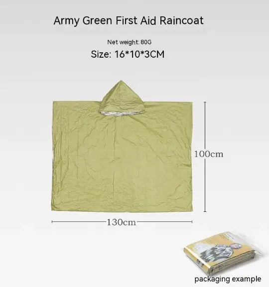 Portable outdoor disaster relief tent with quick setup, durable waterproof materials, and essential accessories including a sleeping bag and emergency blanket for camping and emergencies.