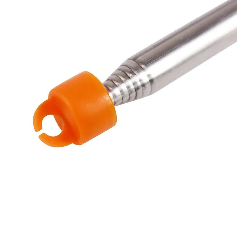 Close-up of the Outdoor Cooking Survival Blow Fire Tube, highlighting its compact design.