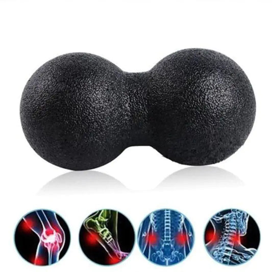 High-density EPP peanut-shaped massage ball for yoga, fascia release, and targeted pain relief.